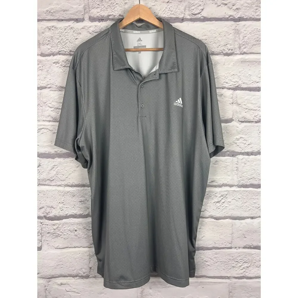Adidas Mens 2XL Golf Dadcore Sportswear Minimalist Performance Polo Shirt Top